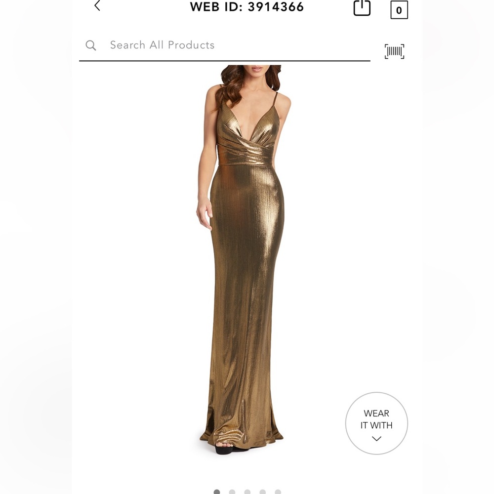 Gold dress